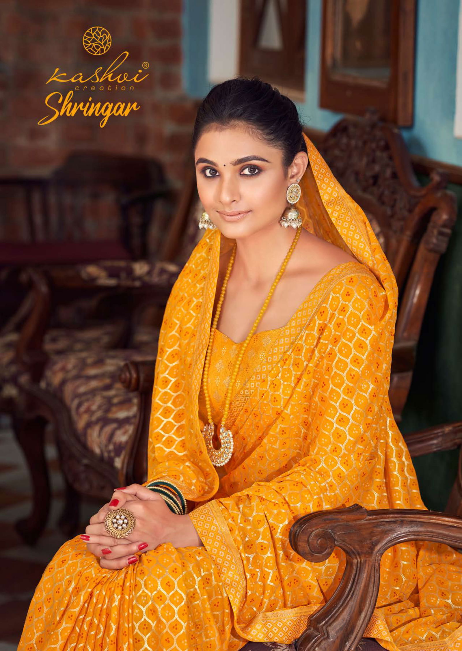 Kashvi Shring New Printed Designer Ethnic Wear Latest Saree Collection